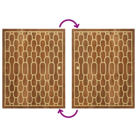 Ensemble de meubles de salle de bain 5 pcs bois manguier massif