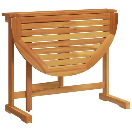 Ensemble à manger de jardin pliable 3 pcs bois d'acacia massif