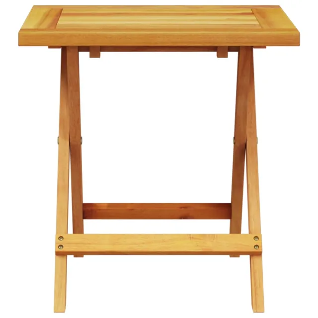 Chaise longue avec coussin et table bois d'acacia massif