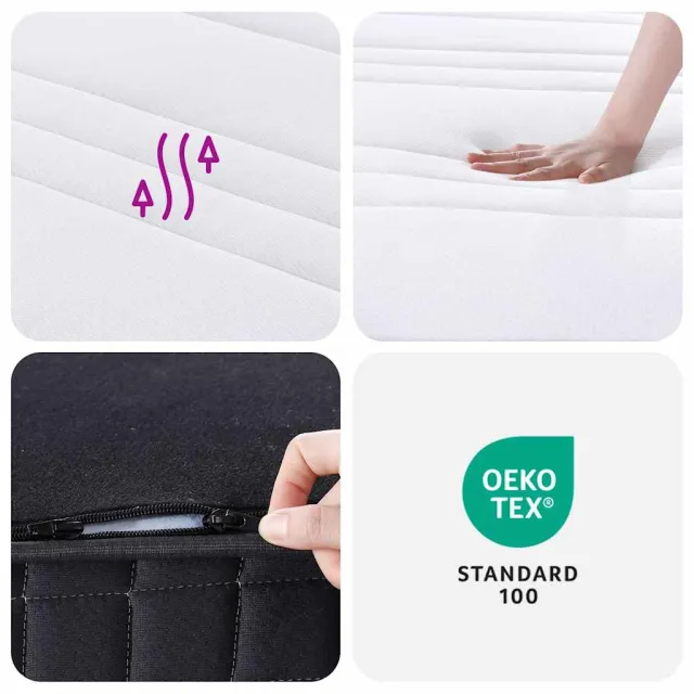 Matelas à ressorts bonnell moyen 140x190 cm