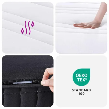 Matelas à ressorts bonnell moyen 140x190 cm