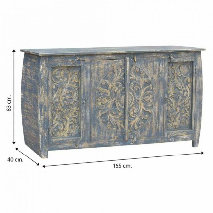 Anrichte Alexandra House Living Mango-Holz 40 x 83 x 165 cm 2