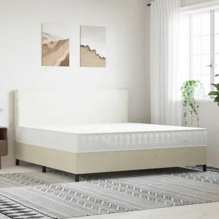 Matelas à ressorts ensachés dureté moyenne 200x200 cm 2