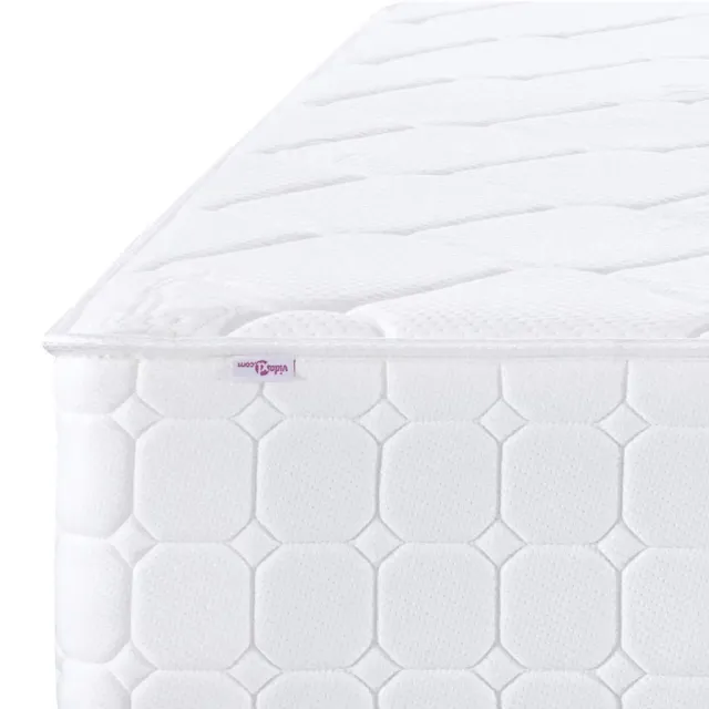 Matelas à ressorts ensachés dureté moyenne 200x200 cm