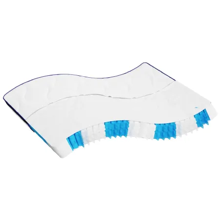 Matelas à ressorts ensachés dureté moyenne 160x200 cm