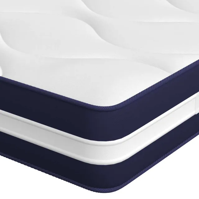 Matelas à ressorts ensachés dureté moyenne 160x200 cm