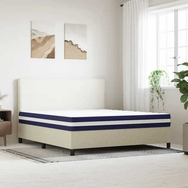 Matelas à ressorts ensachés dureté moyenne 180x200 cm