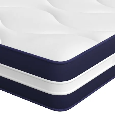 Matelas à ressorts ensachés dureté moyenne 180x200 cm