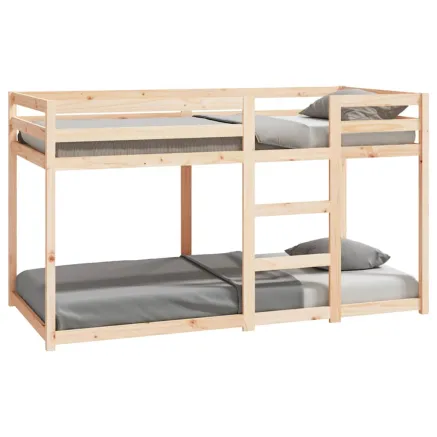 Lit superposé sans matelas 90x190 cm bois de pin massif 2
