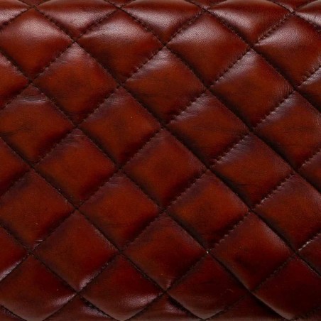 Panca Alexandra House Living Pelle Legno di mango 46 x 35 x 89 cm