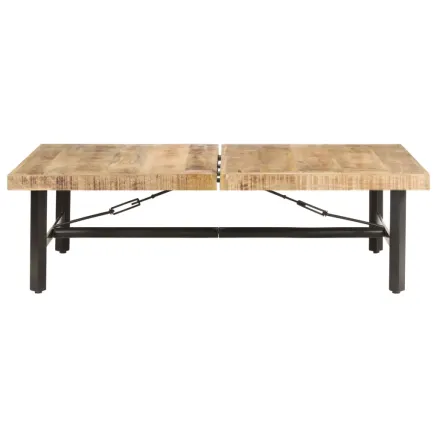 Table basse 142x90x42 cm Bois de manguier massif 2