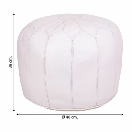 Pouffe Alexandra House Living Leather 38 x 48 x 48 cm 2