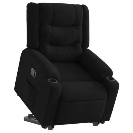 Fauteuil inclinable noir tissu