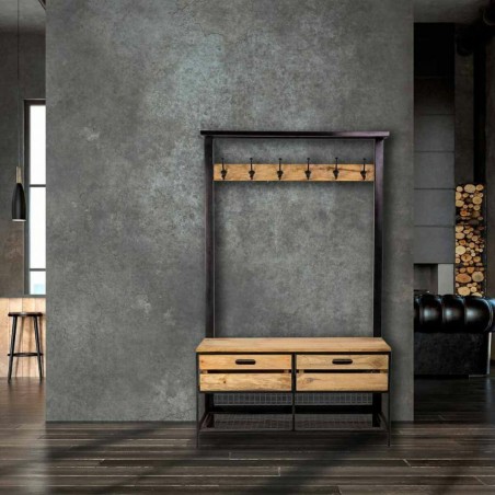 Recibidor Alexandra House Living Natural 40 x 166 x 100 cm