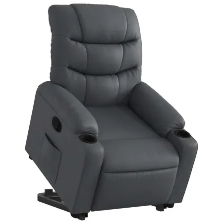 Fauteuil inclinable Gris Similicuir