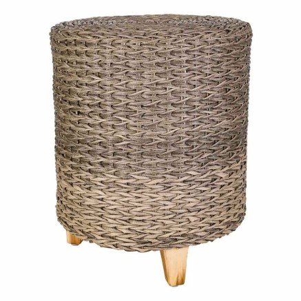 Tabouret Alexandra House Living Gris Bois rotin synthétique 40 x 48 x