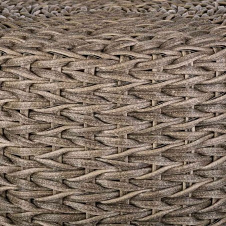 Taburete Alexandra House Living Gris Madera ratán sintético 40 x 48