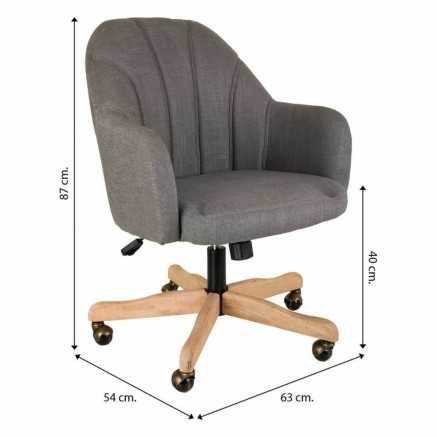 Chair Alexandra House Living Grey 54 x 87 x 63 cm 2