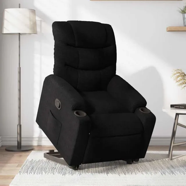 Fauteuil inclinable noir tissu