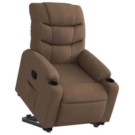 Fauteuil inclinable Marron Tissu