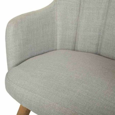 Silla de Comedor Alexandra House Living Gris 100 % poliéster 45 x 90