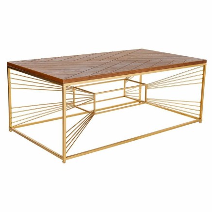 Hoofdtafel Alexandra House Living Goud Natuurlijk Ijzer Sparrenhout Ho