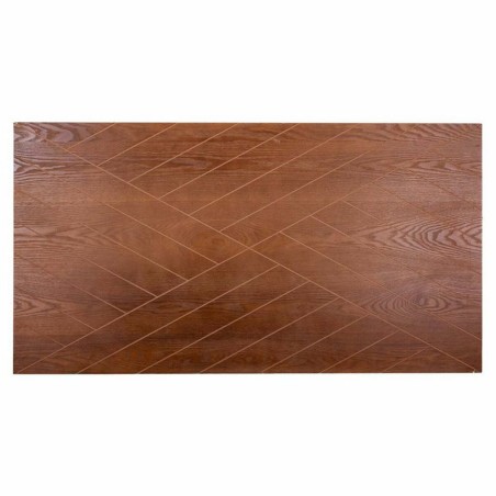 Mesa de Centro Alexandra House Living Oro Natural Hierro Madera de abe