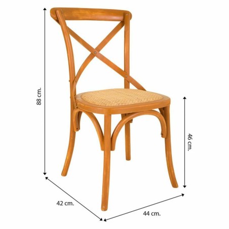 Sedia da Sala da Pranzo Alexandra House Living Mele 42 x 88 x 44 cm