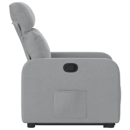 Fauteuil inclinable Gris clair Tissu