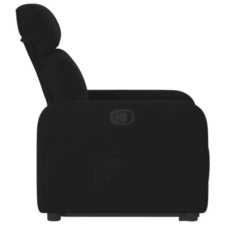 Fauteuil inclinable noir tissu