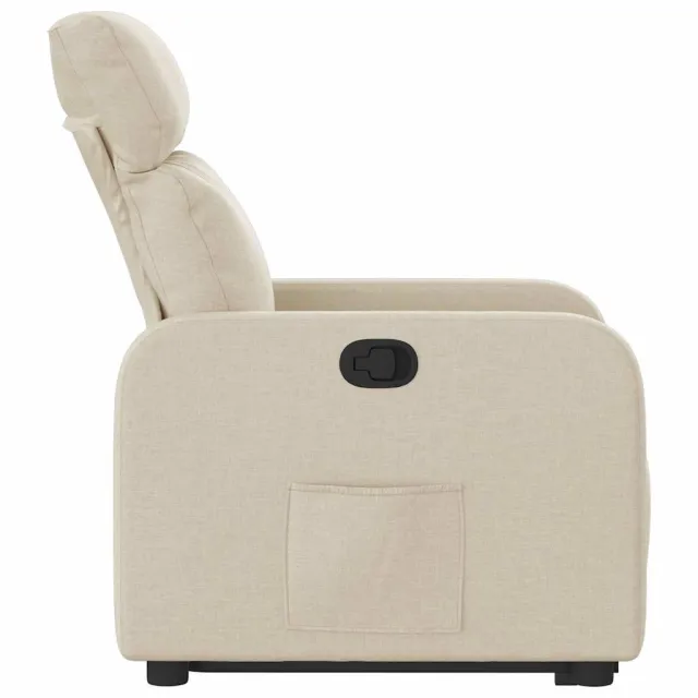 Fauteuil inclinable Crème Tissu