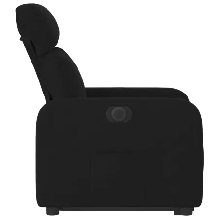 Fauteuil inclinable électrique noir tissu