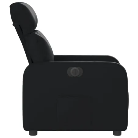 Fauteuil inclinable électrique Noir Similicuir