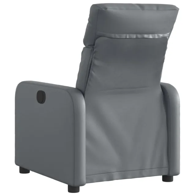 Fauteuil inclinable électrique Gris Similicuir