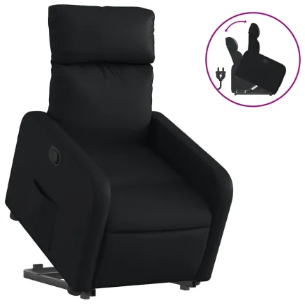 Fauteuil inclinable Noir Similicuir 2