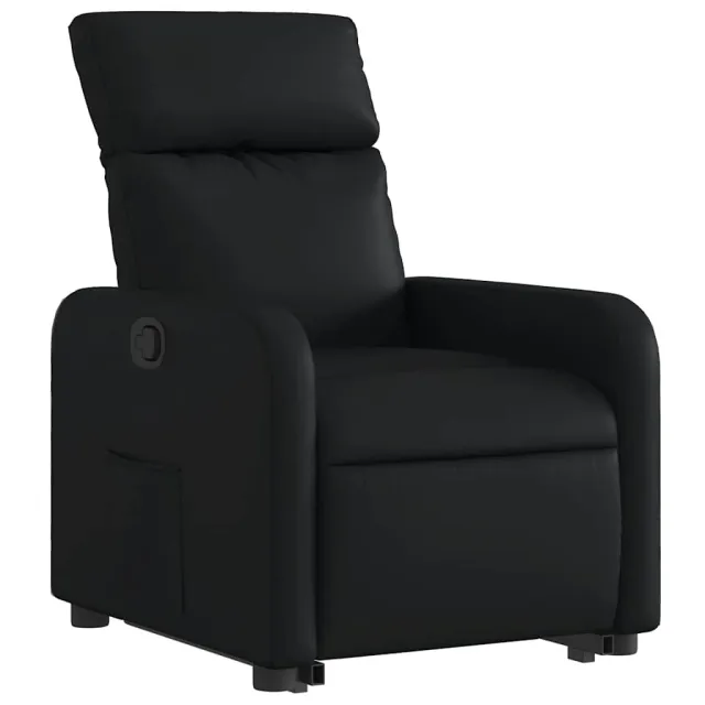 Fauteuil inclinable Noir Similicuir
