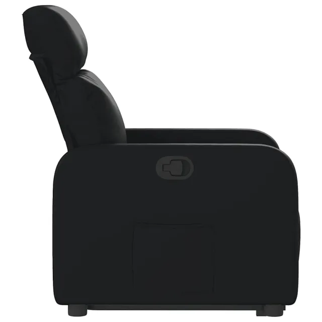 Fauteuil inclinable Noir Similicuir