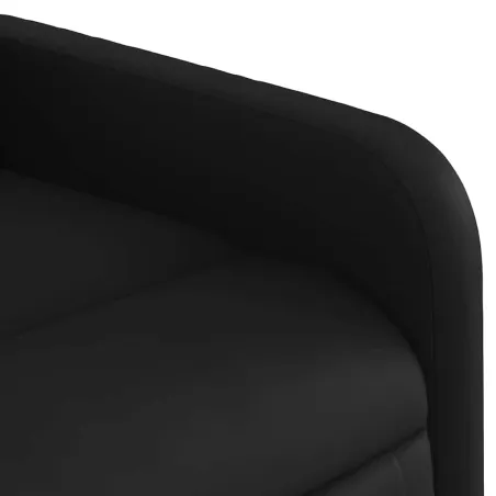 Fauteuil inclinable Noir Similicuir