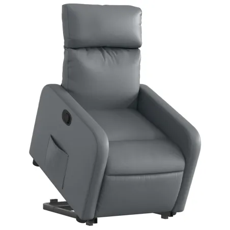 Fauteuil inclinable Gris Similicuir