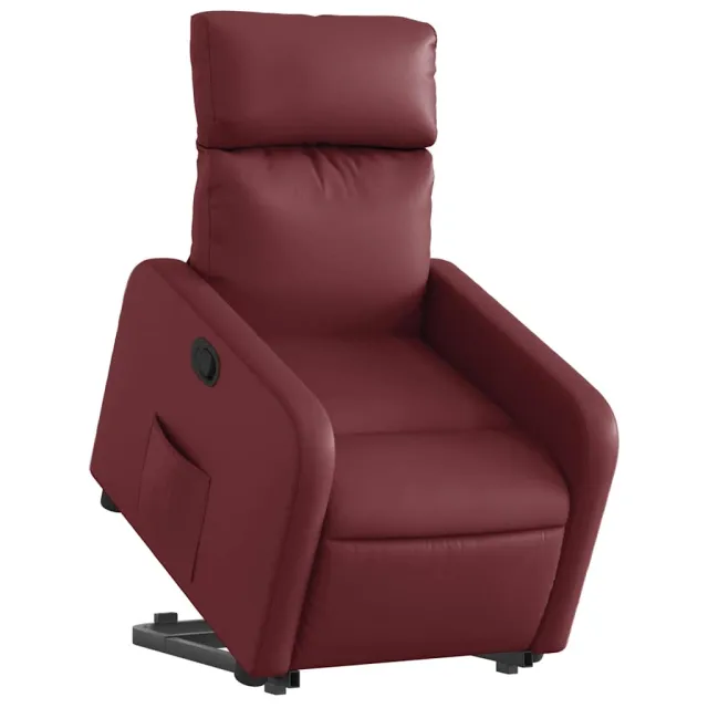 Fauteuil inclinable Rouge bordeaux Similicuir