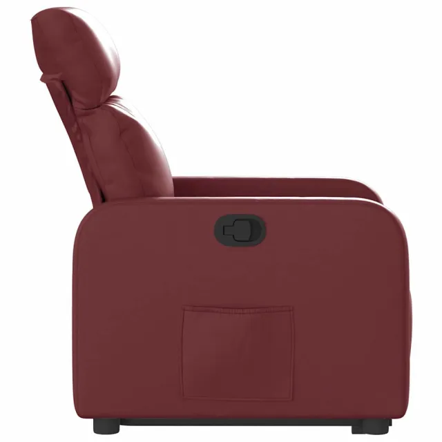 Fauteuil inclinable Rouge bordeaux Similicuir
