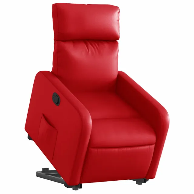 Fauteuil inclinable Rouge Similicuir