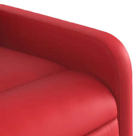 Fauteuil inclinable Rouge Similicuir