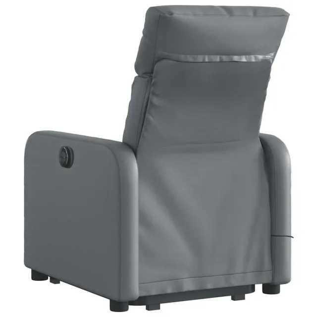 Fauteuil inclinable de massage Gris Similicuir