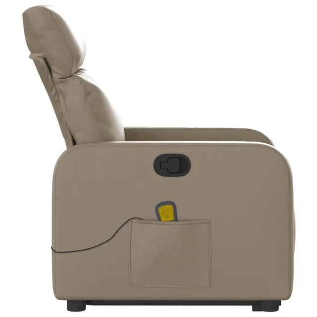 Fauteuil inclinable de massage Cappuccino Similicuir