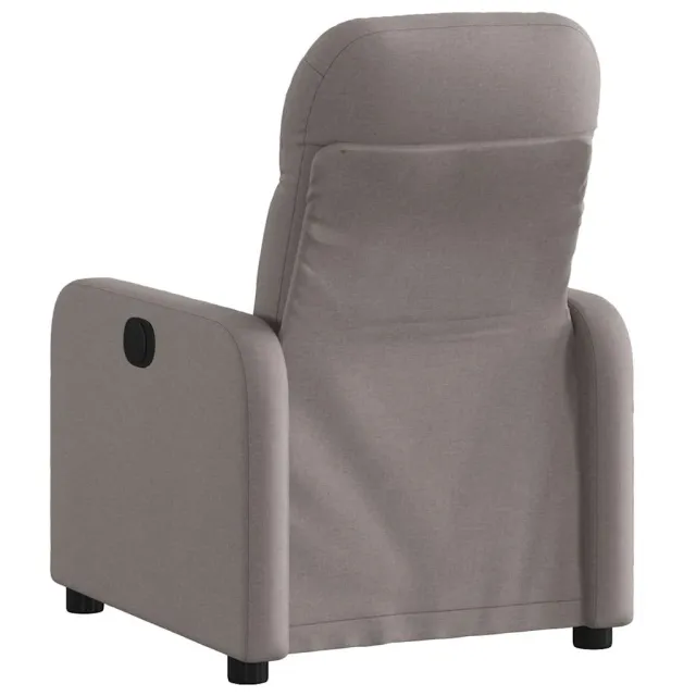 Fauteuil inclinable électrique Taupe Tissu