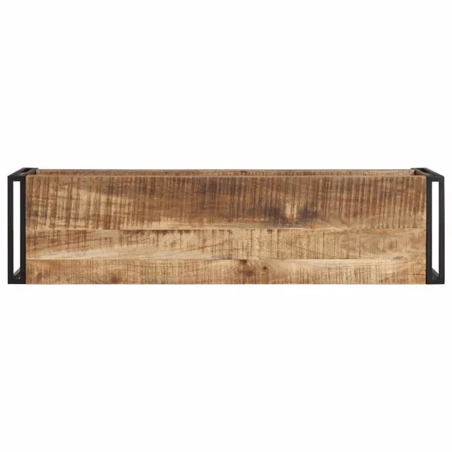 Meuble TV 120x30x40 cm Bois de manguier brut