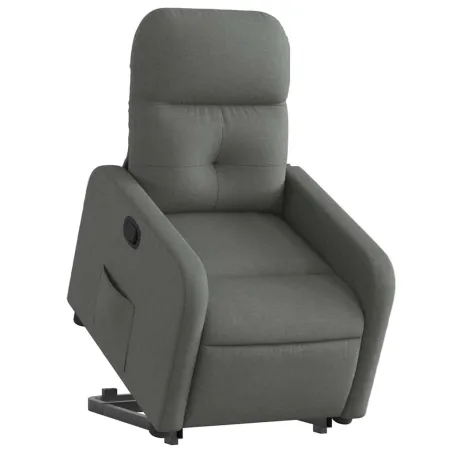 Fauteuil inclinable Gris foncé Tissu