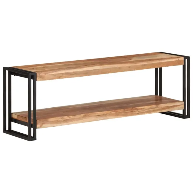 Meuble TV 120x30x40 cm Bois d'acacia massif