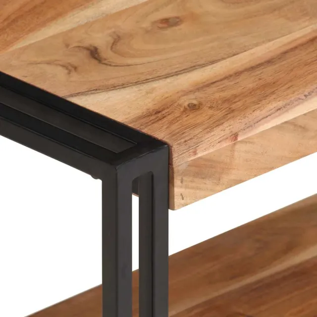 Meuble TV 120x30x40 cm Bois d'acacia massif